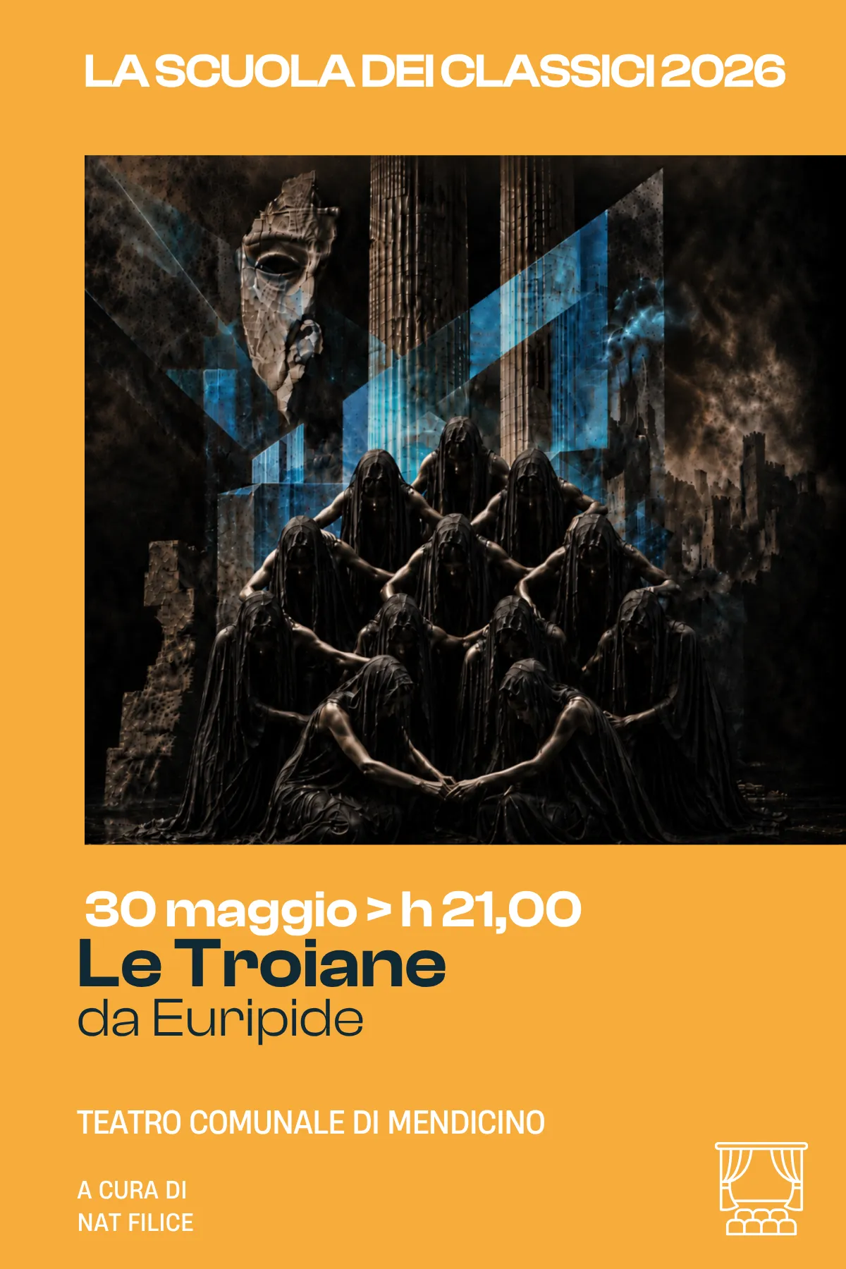 Locandina di Le Troiane da Euripide